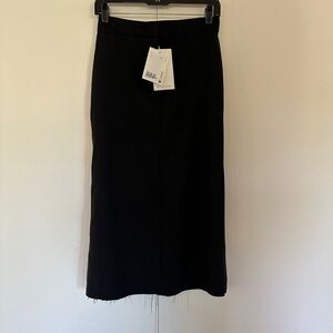 COS Black Midi Skirt
